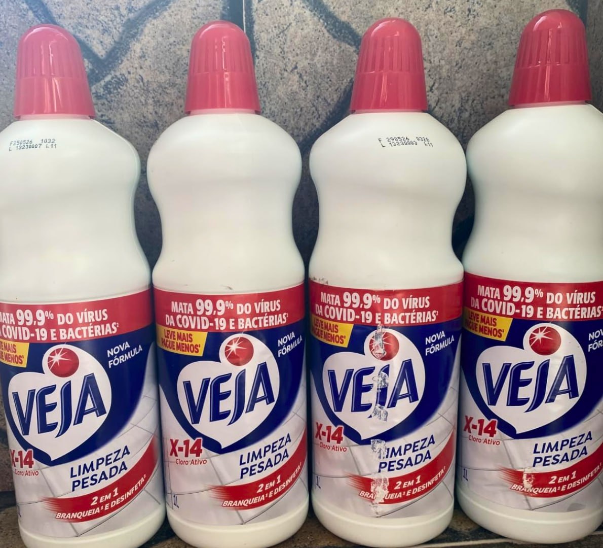 🫧 Veja Limpador para Limpeza Pesada Cloro Ativo 2 em 1 - 1L