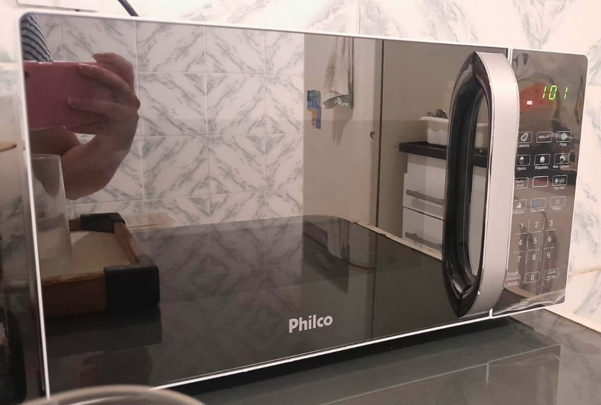 ♨️ Micro-ondas Philco 20L Espelhado Limpa Fácil 127v