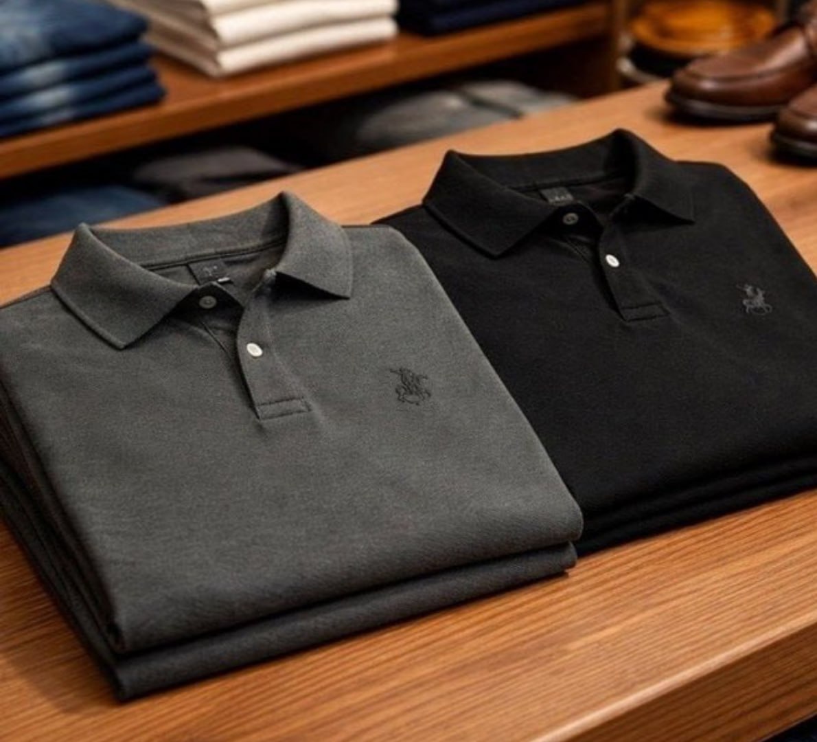 👕 Kit 2 Camisa Polo Piquet - Opções de Cores