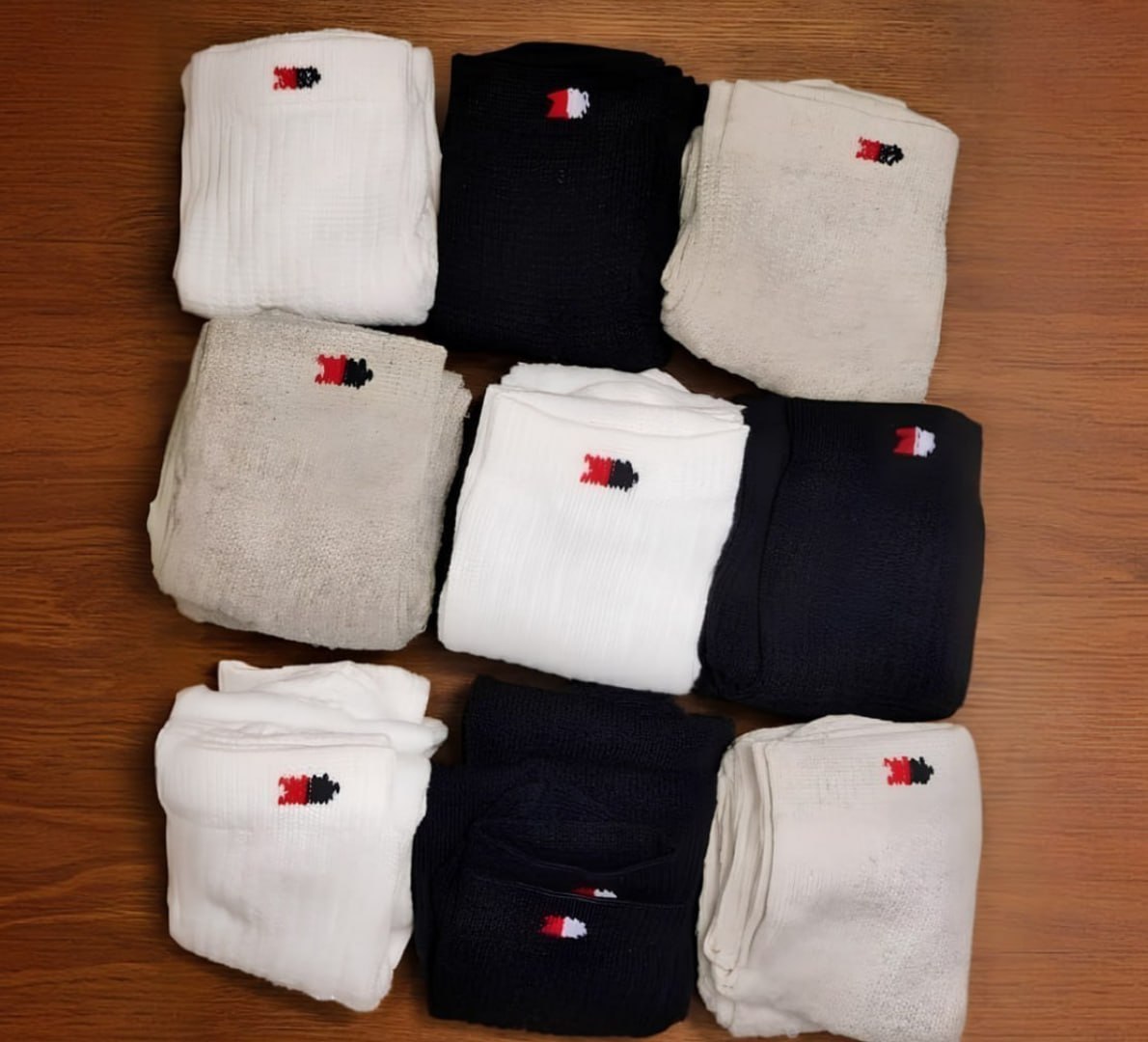 🧦 Kit 15 Pares Meias de Algodão Cano Médio