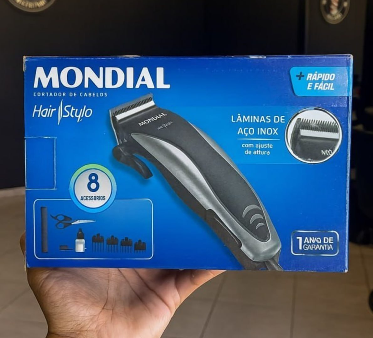 💈 Cortador de Cabelos Hair Stylo, Mondial, 10W