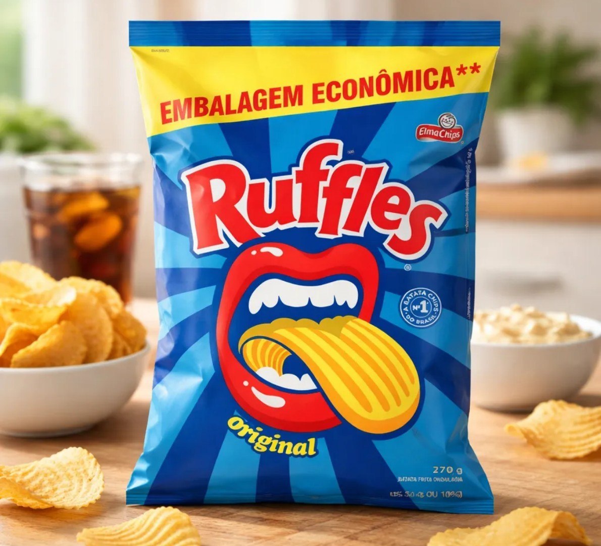 š„ Batata Frita Ondulada Original Ruffles 270g