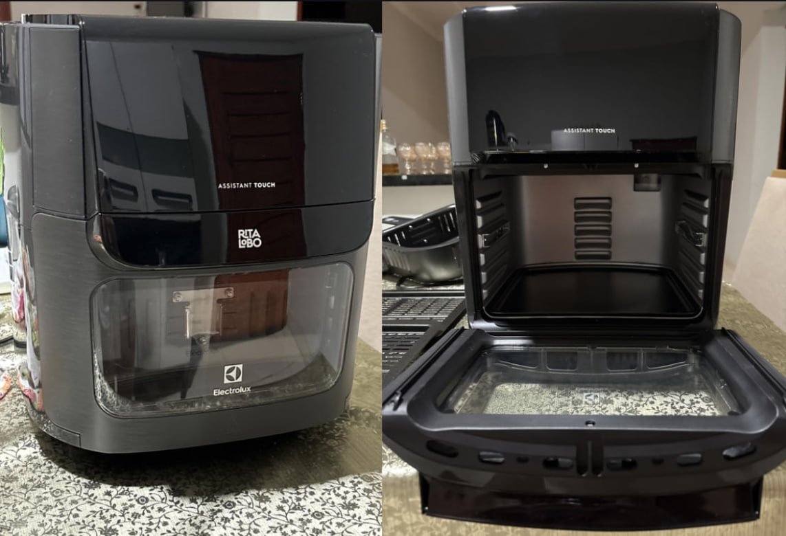 🍟 Air Fryer Forno Electrolux 12L 1700W Digital Espeto Giratório