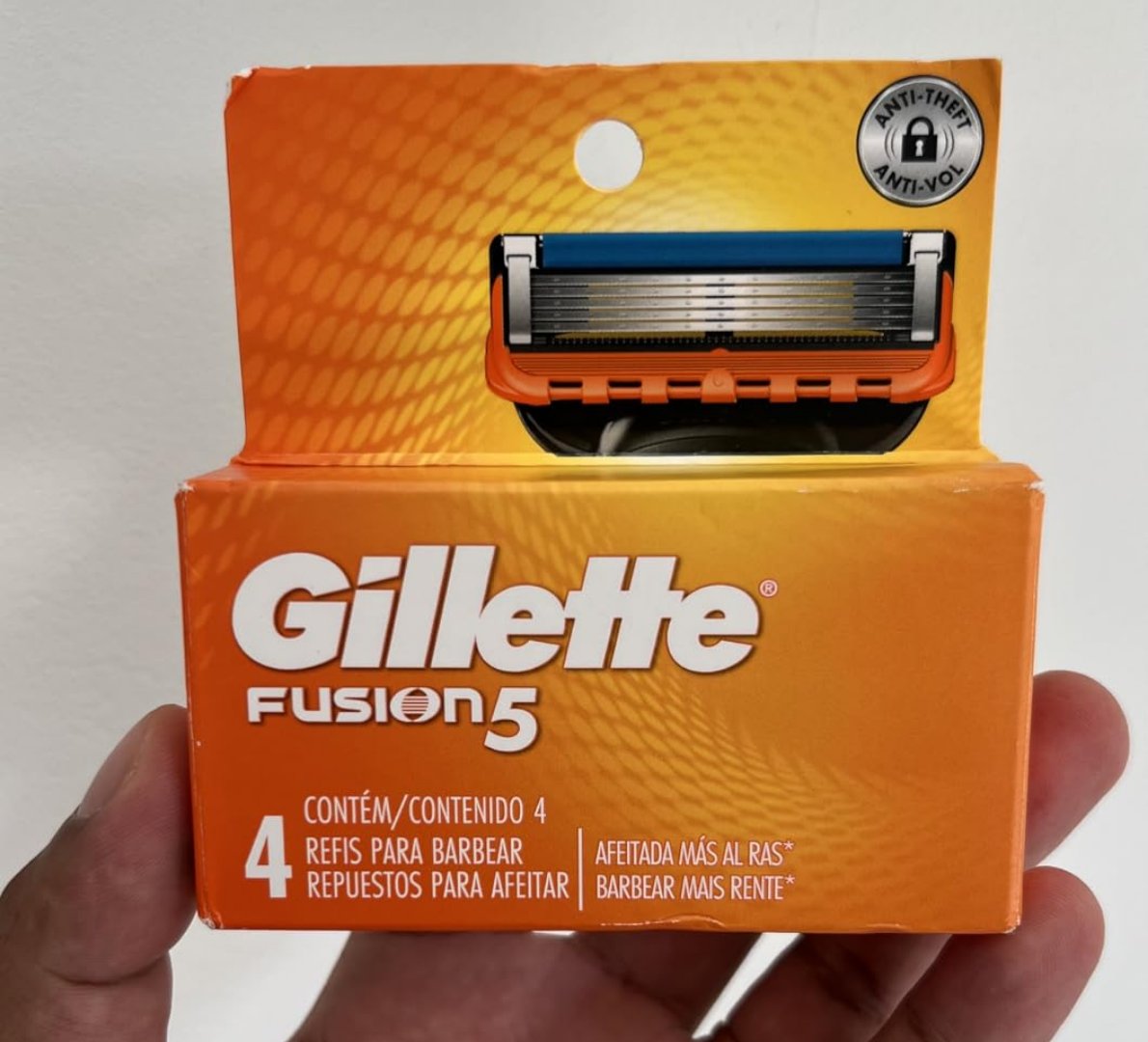 🪒 Gillette Carga Para Aparelho De Barbear Fusion5 - 4 Unidades