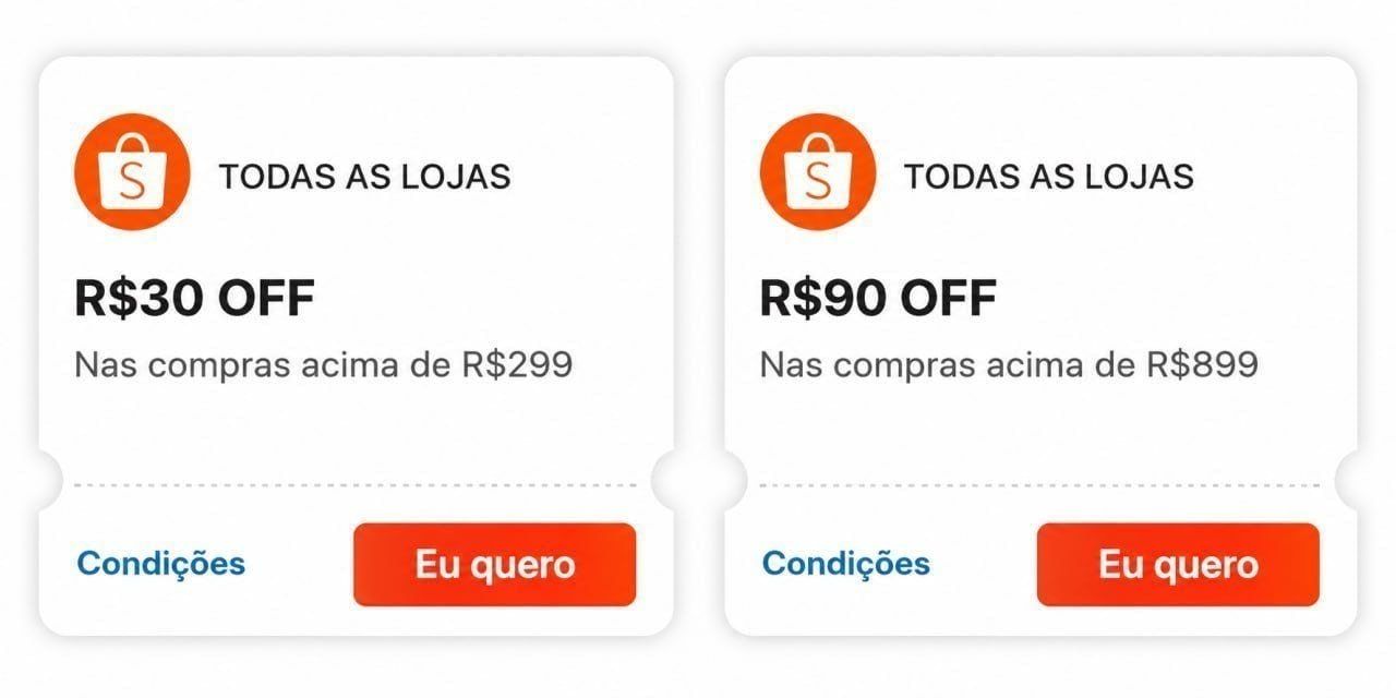 🚨 CUPONS SHOPEE 🚨