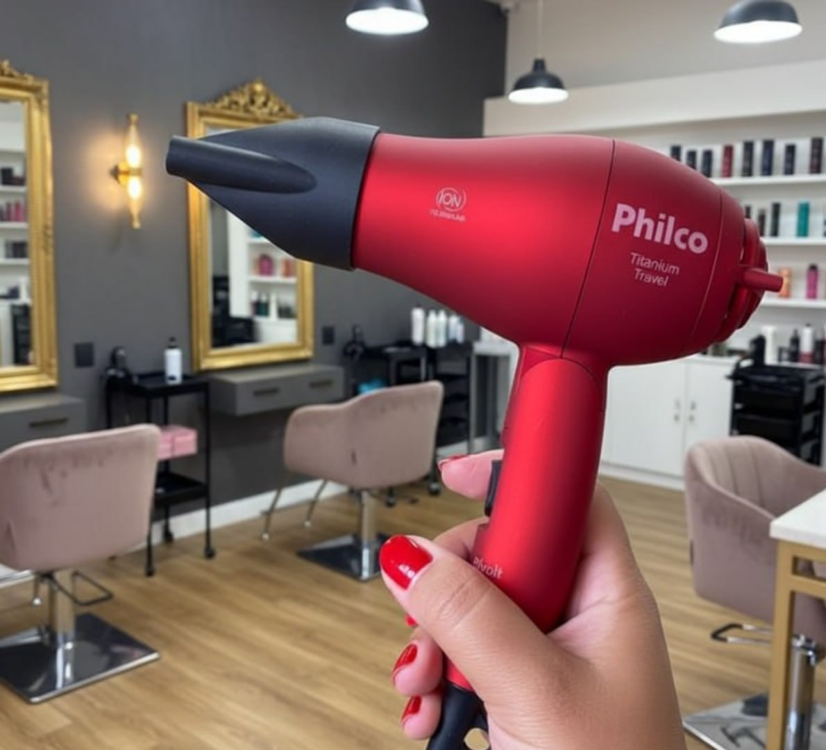 ✅ Secador De Cabelos Titanium Travel - Philco