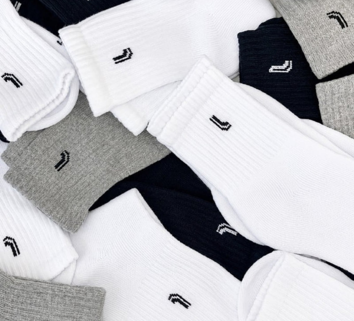 🧦 Kit 10 Pares Meias Lupo Cano Médio Algodão