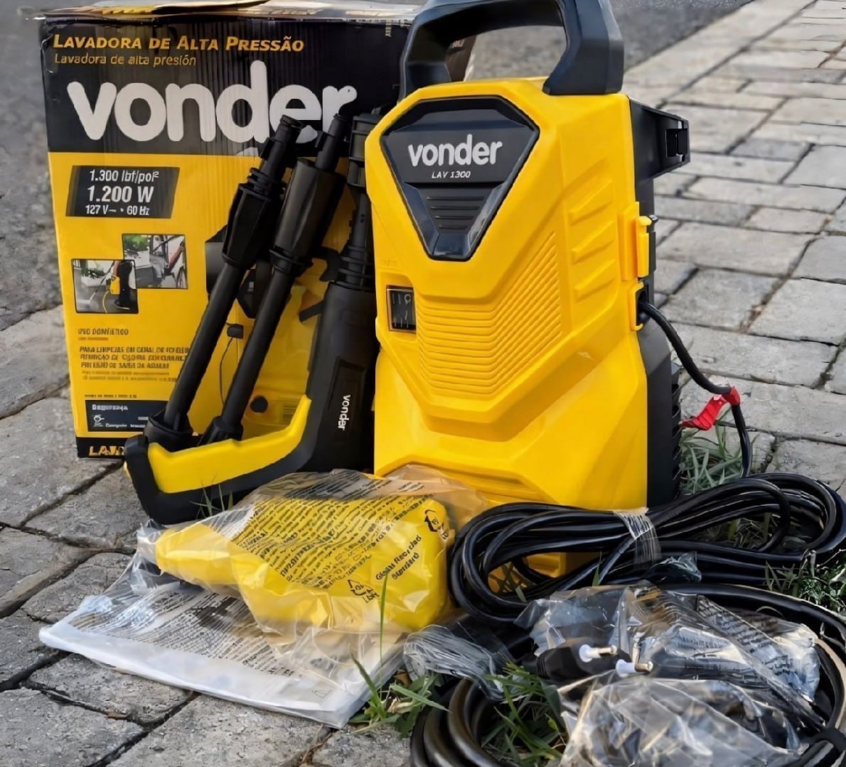 💧 Lavadora de Alta Pressão Vonder Leve Lav 1300 90bar 127v