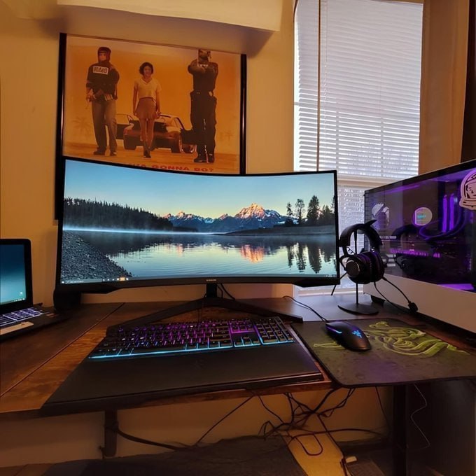 🖥 Monitor Gamer Curvo Samsung Odyssey 34’’, Ultra WQHD, 165Hz, 1ms