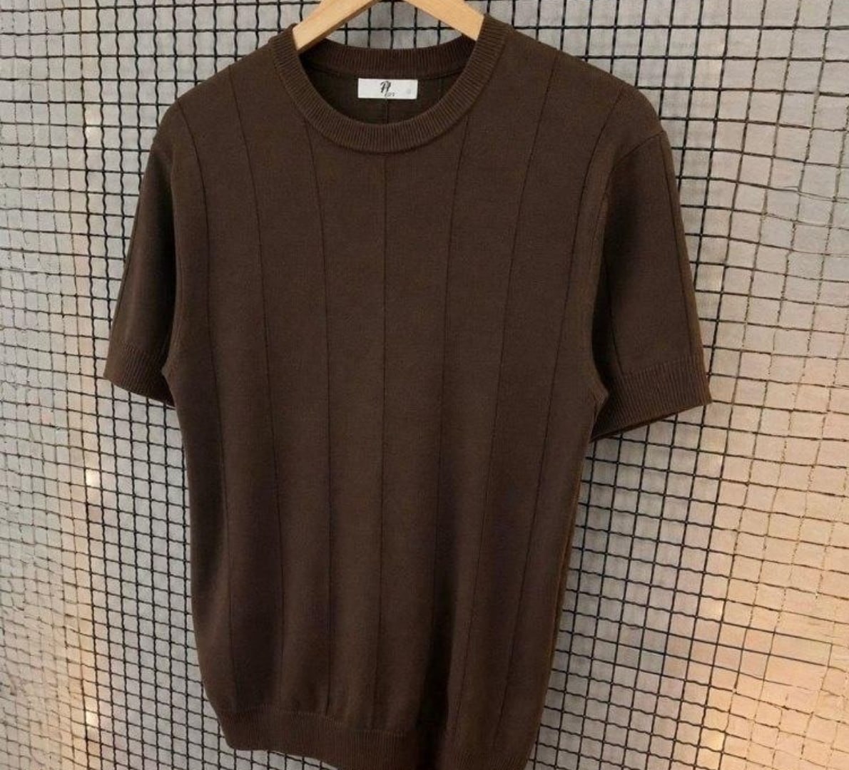 ✅ Camiseta Masculina Modal Tricô Macia Canelada
