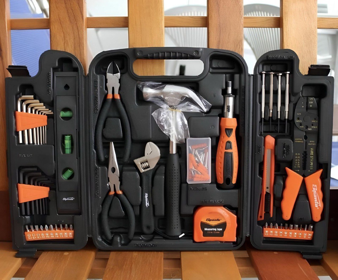 🔧 Sparta Maleta de ferramentas kit com 129 peças