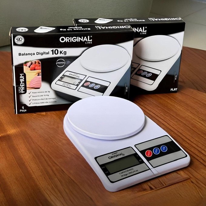 ✅ Balança Digital De Precisão Cozinha 0 A 10 Kg Profissional