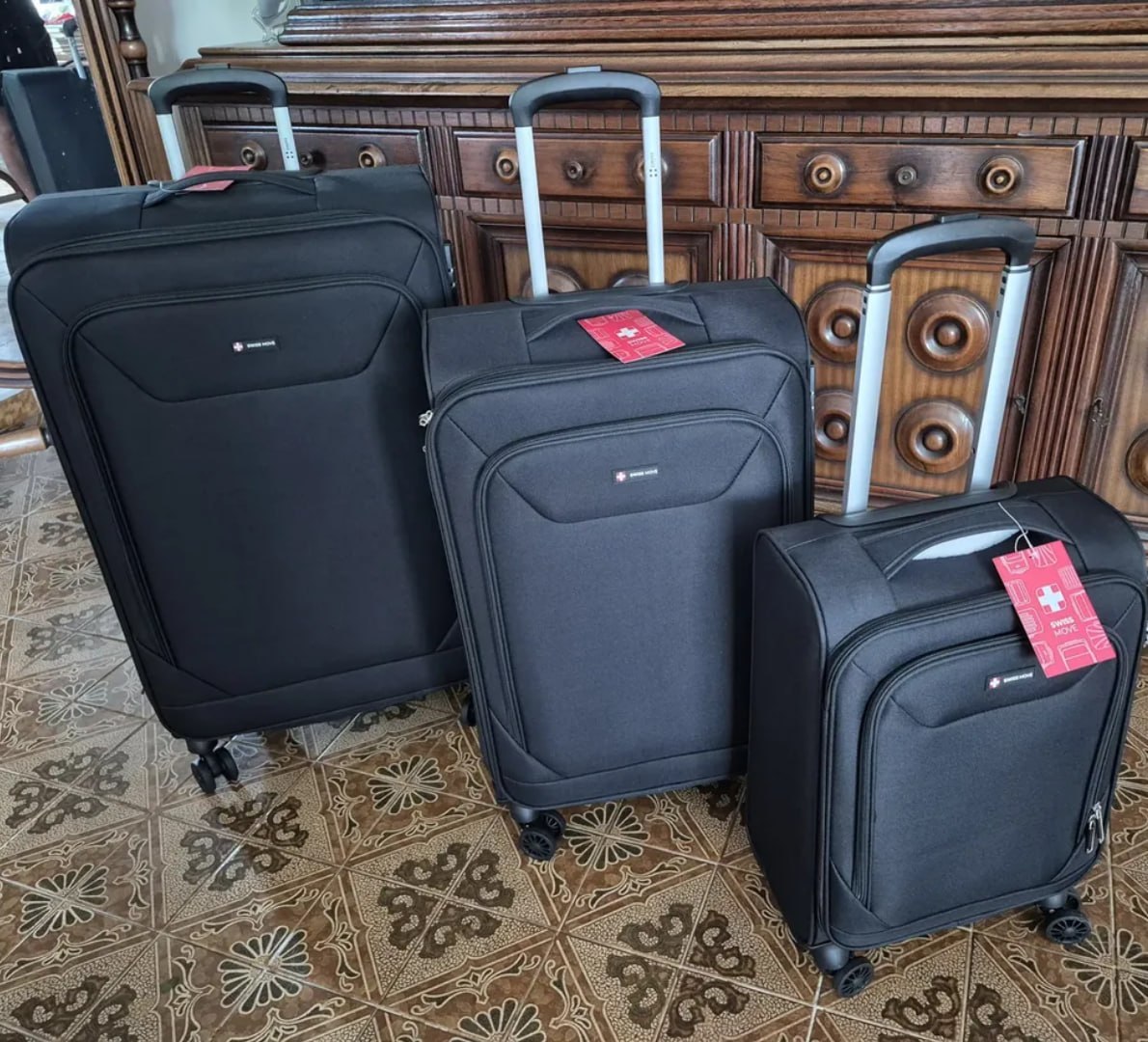 🧳 Kit de Malas P, M, G Boston Swiss Move