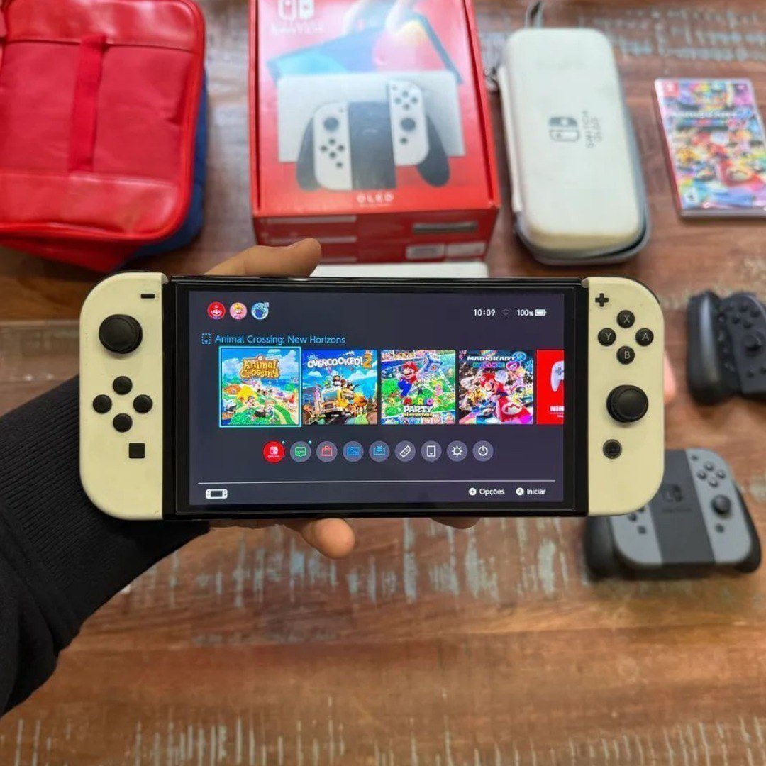 🎮 Bundle Nintendo Switch OLED + Super Mario Bros. Wonder + 3 Meses de Nintendo Switch Online