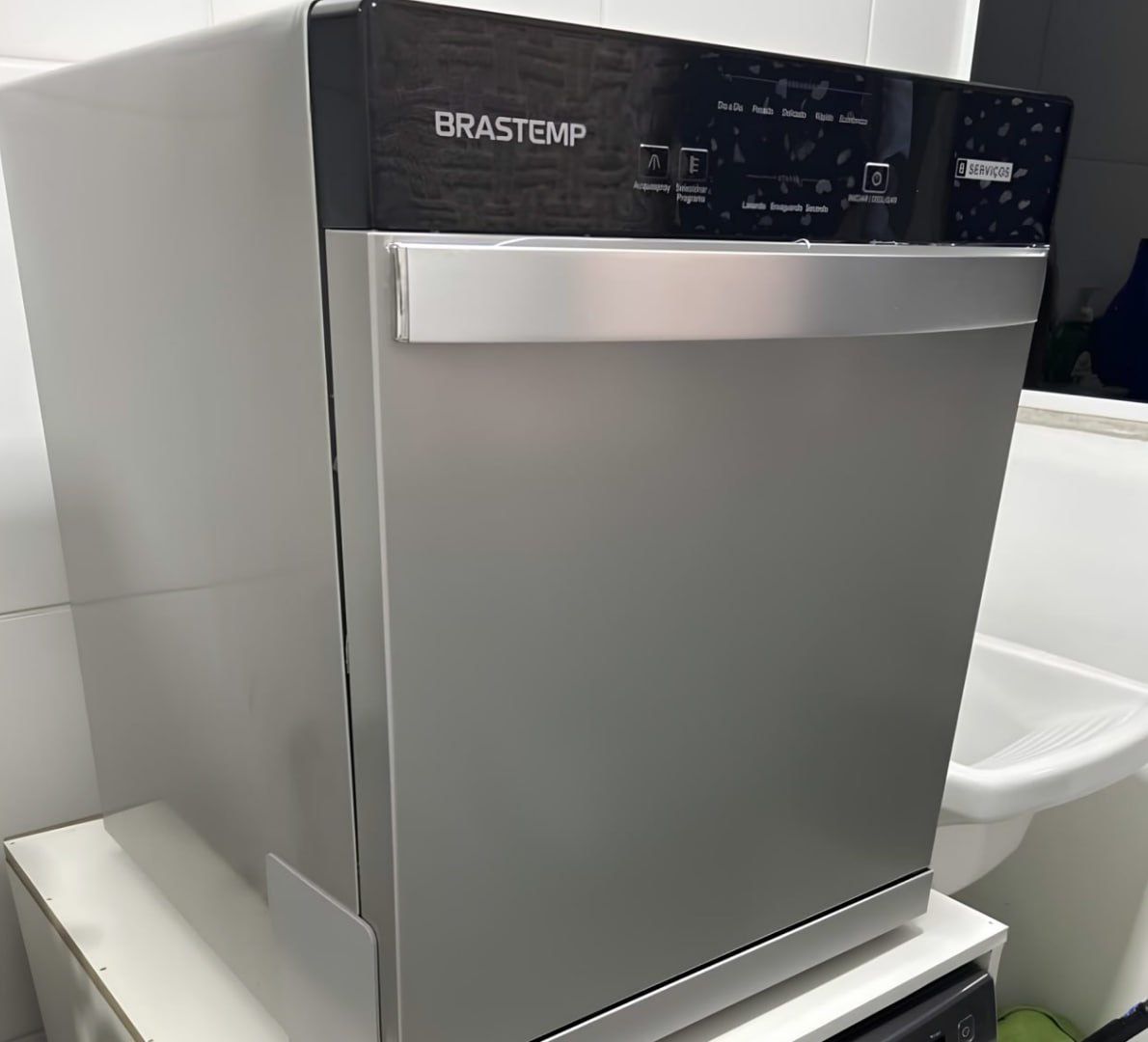 💧 Lava Louças 8 Serviços Brastemp Inox