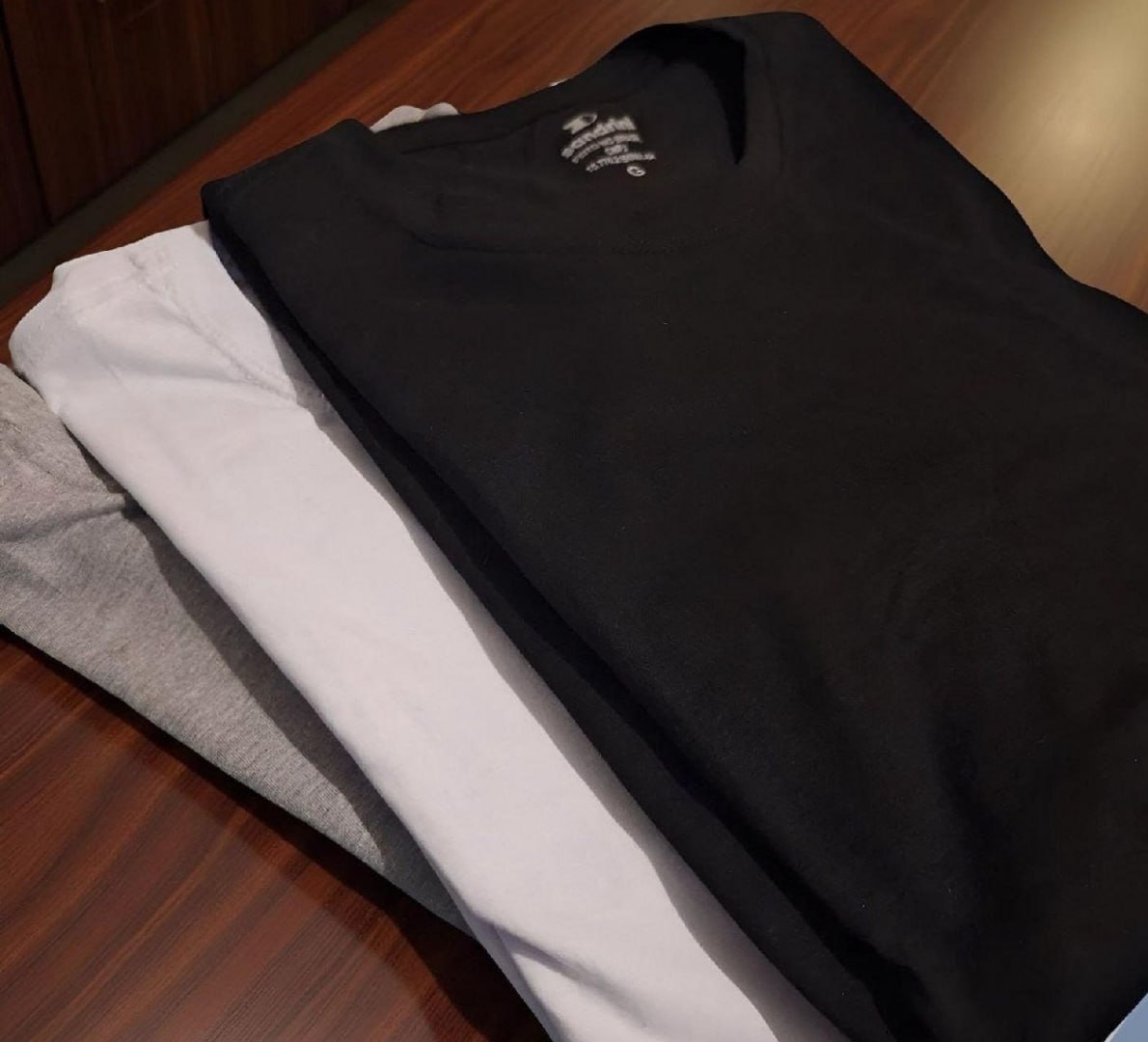 👕 Kit 3 Camisetas Algodão Sandrini