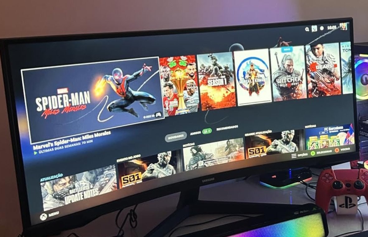 🖥 Monitor Curvo Samsung Odyssey 34’’, Ultra WQHD, 165Hz, 1ms