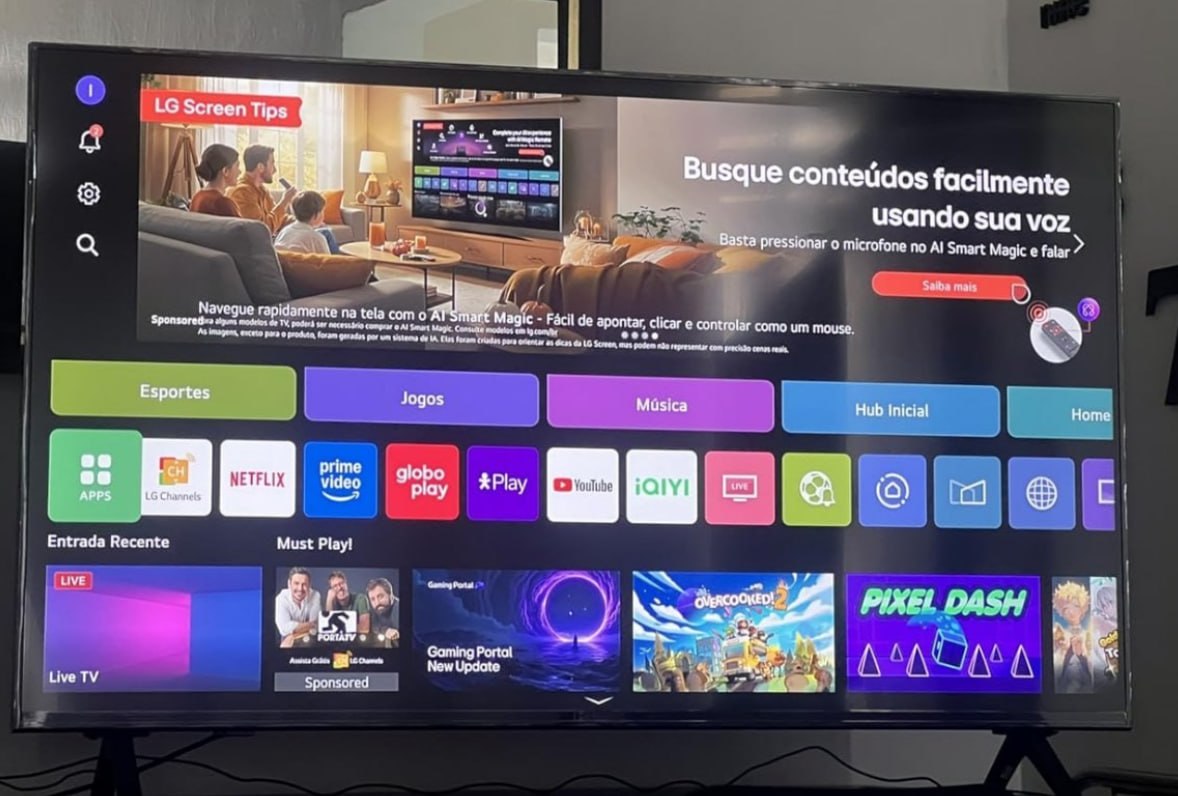 55 POLEGADAS PRA TU MARATONAR AS SÉRIES
