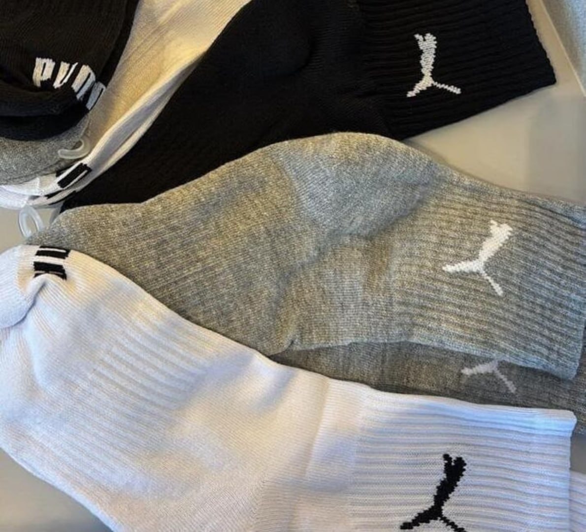 🧦 Kit com 6 Pares de Meias Puma Cano Médio