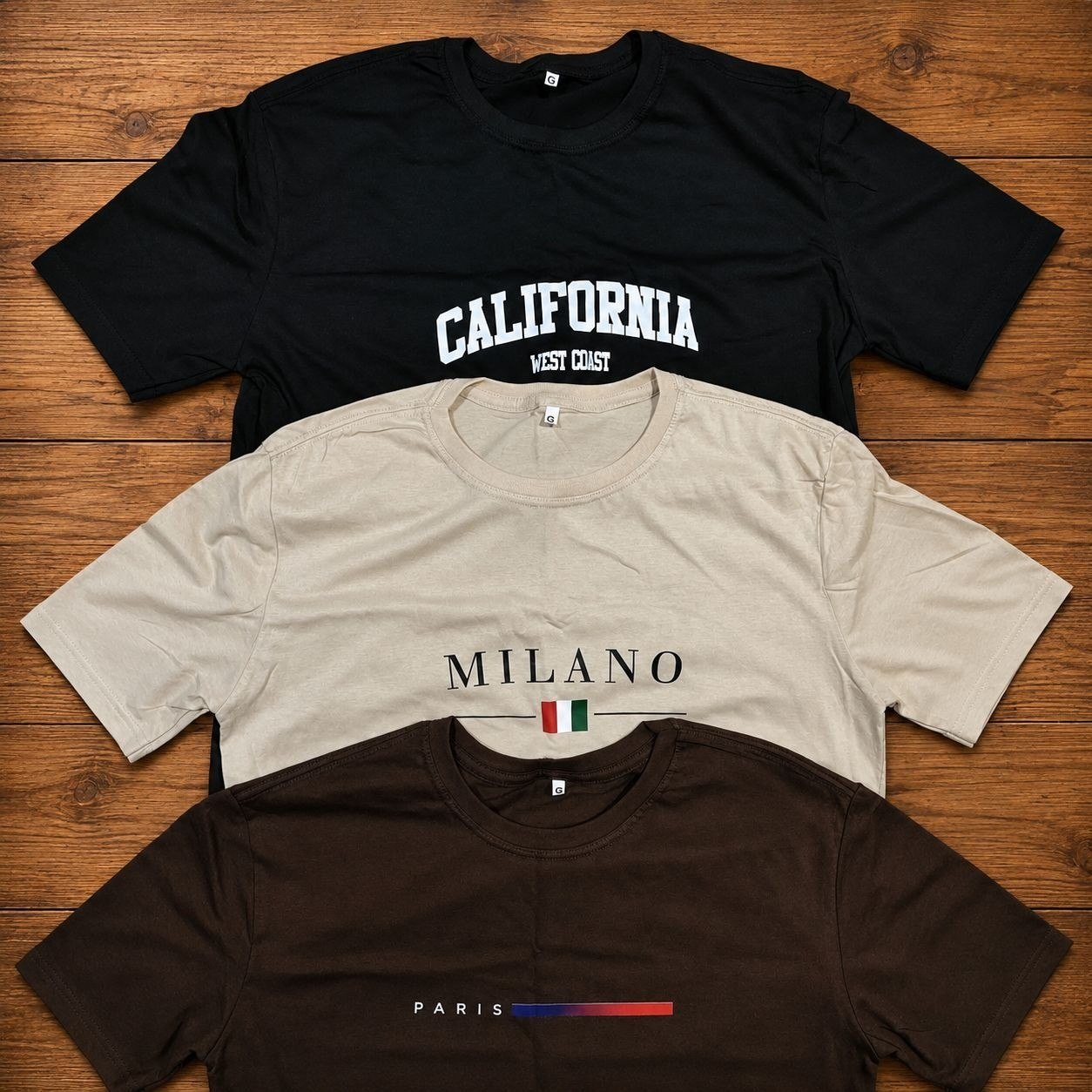 👕 Kit 3 Camisetas Masculina 100% Algodão - Opções De Cores