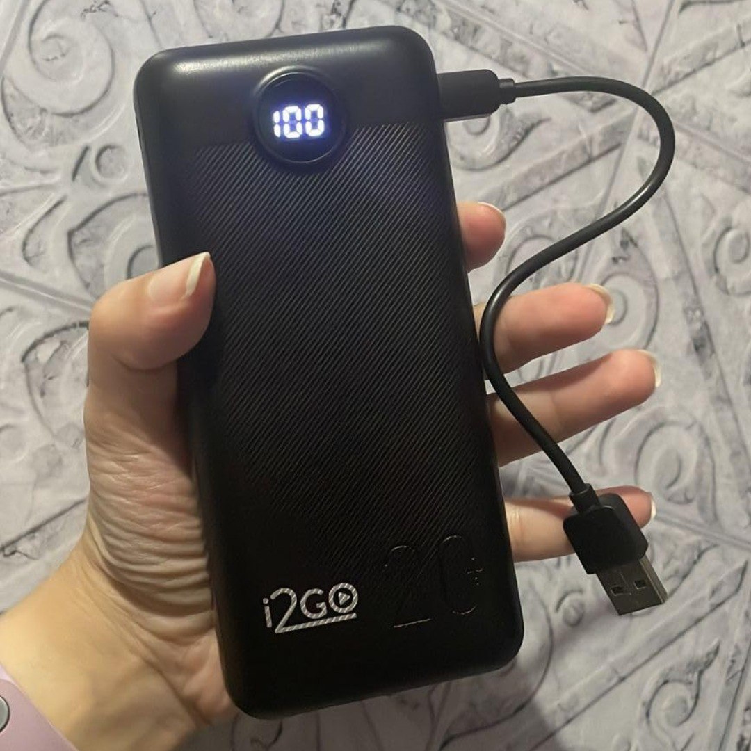 🔋 I2GO, Carregador Portátil (Power Bank) Ultra Rápido 20000mAh