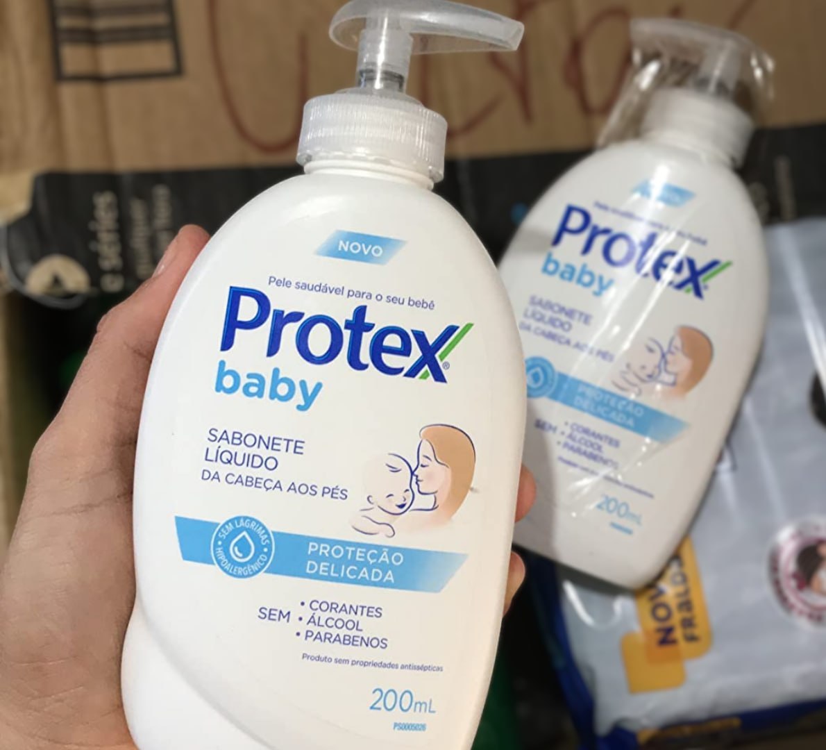 🫧 Sabonete Líquido Bebê Protex Baby Delicate Care 200ml