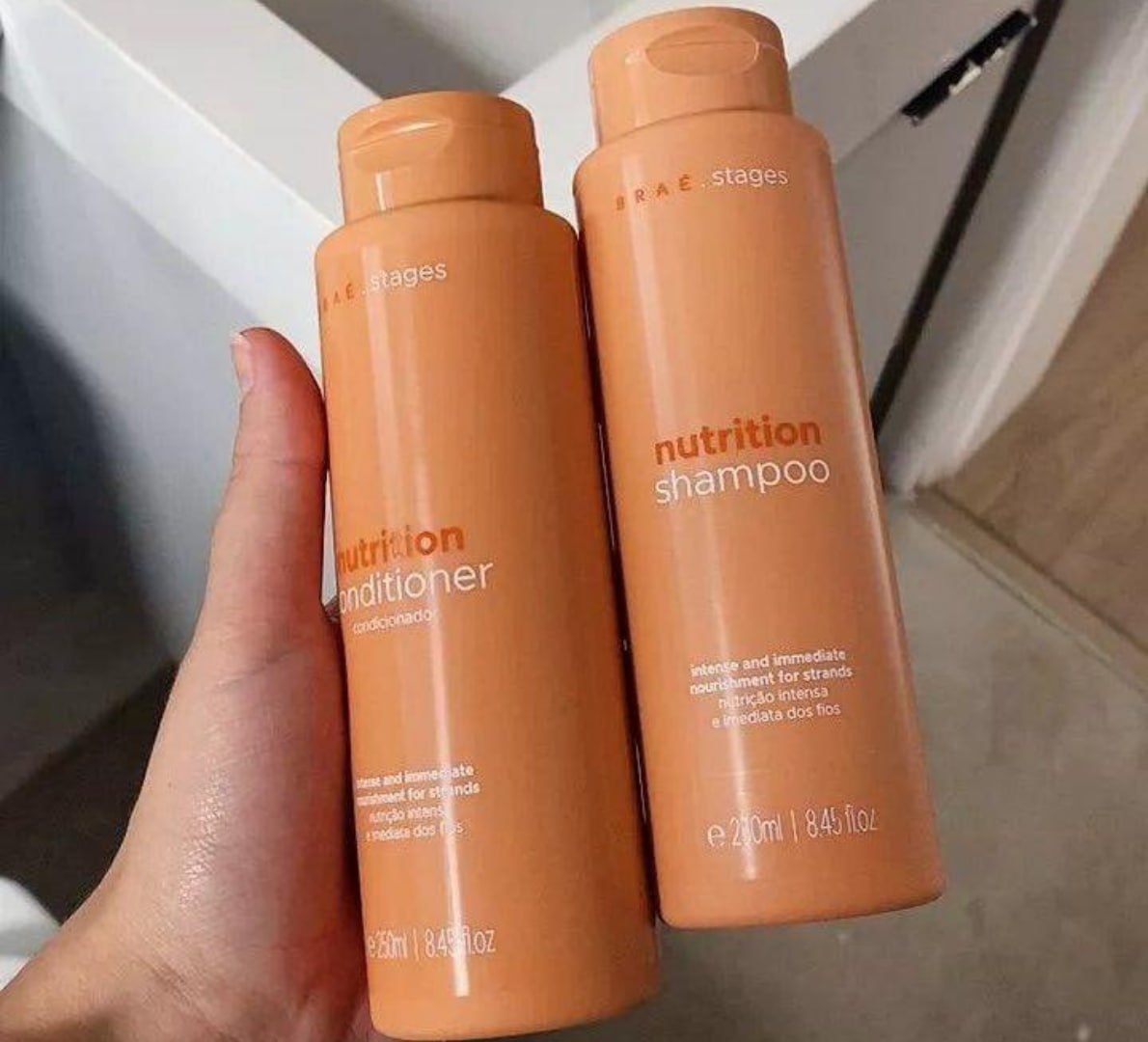 🫧 Kit Braé Stages Nutrition (Shampoo e Condicionador)