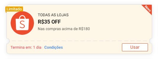 🚨 NOVO CUPOM SHOPEE 🚨