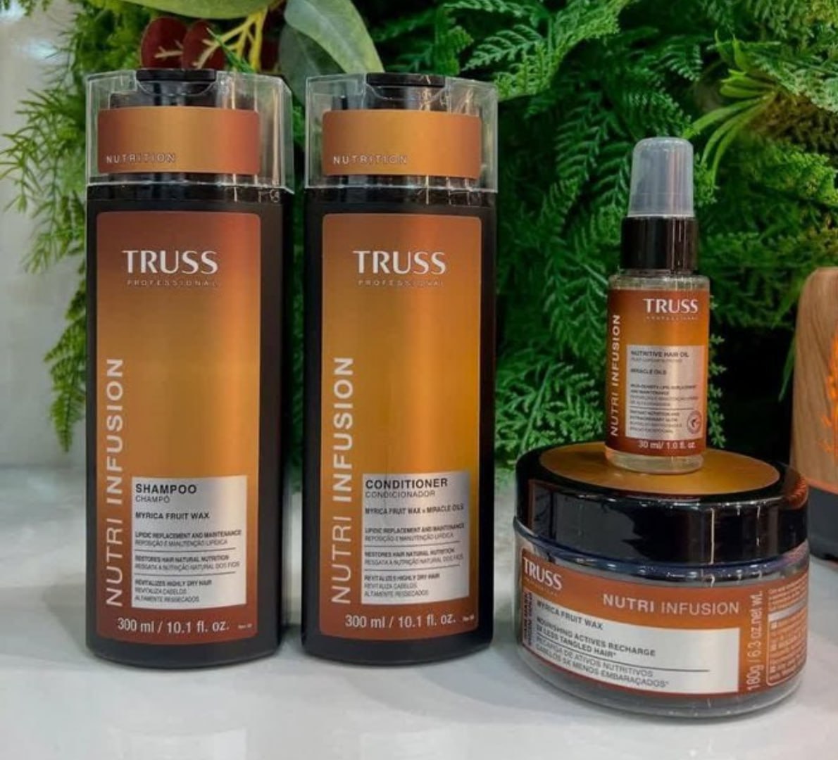 ✅ Shampoo + Condicionador + Másc + Óleo Nutri Infusion - Truss