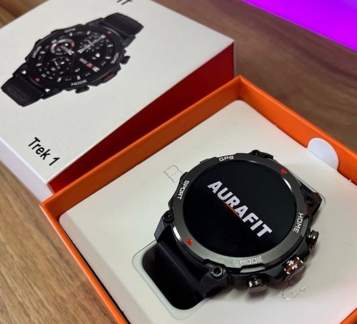 ⌚️ Relógio Smartwatch Aurafit Trek1 Com Gps