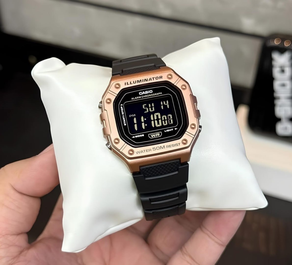 ⌚️ Relógio Casio Digital Quadrado W-218hm-5bvdf