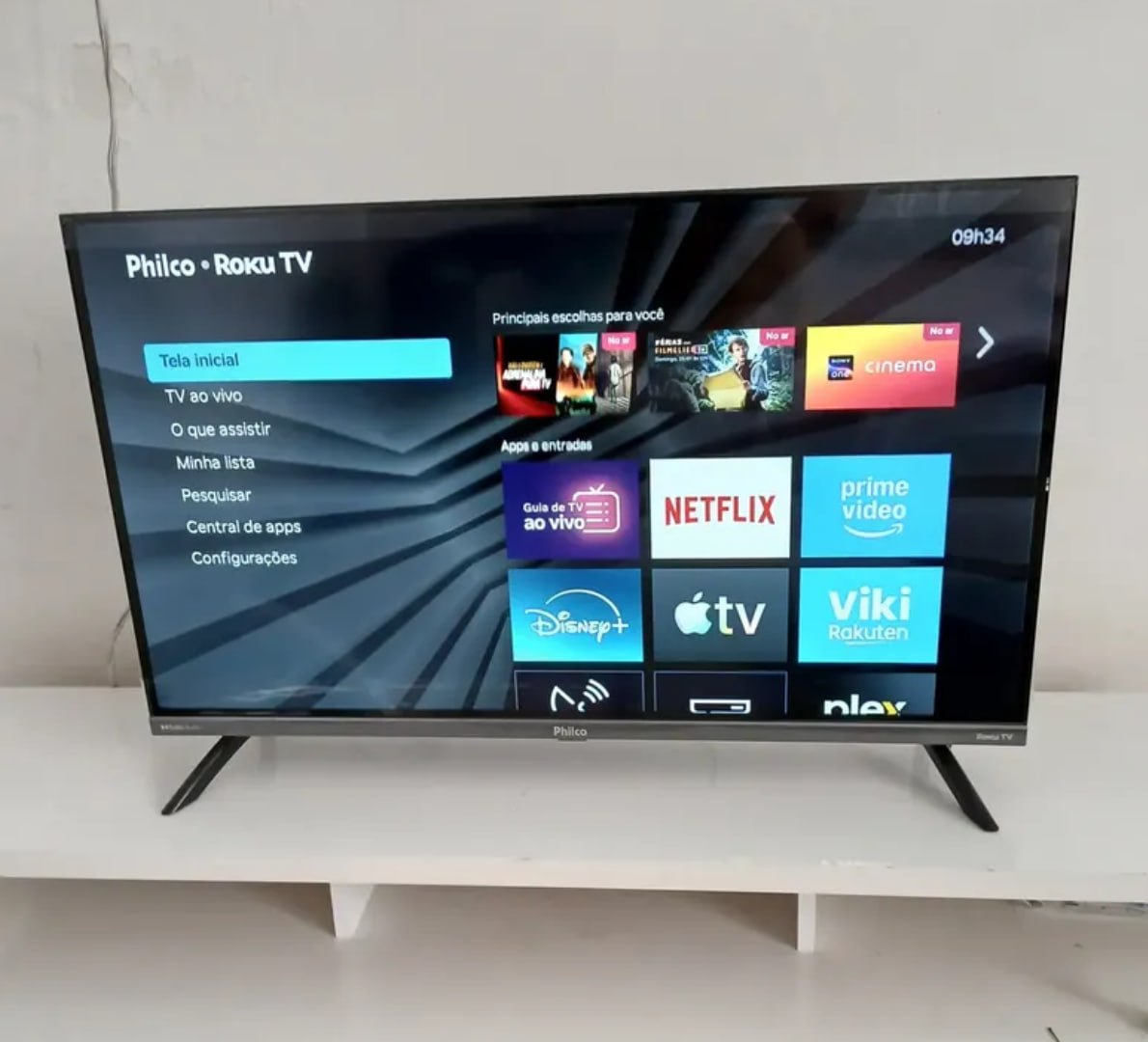 📺 Smart TV 32" HD Philco Roku Led Dolby Audio