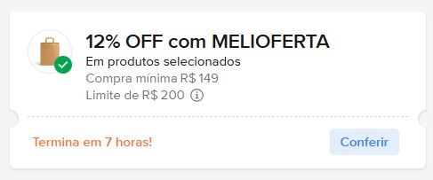 🚨 NOVO CUPOM MERCADO LIVRE