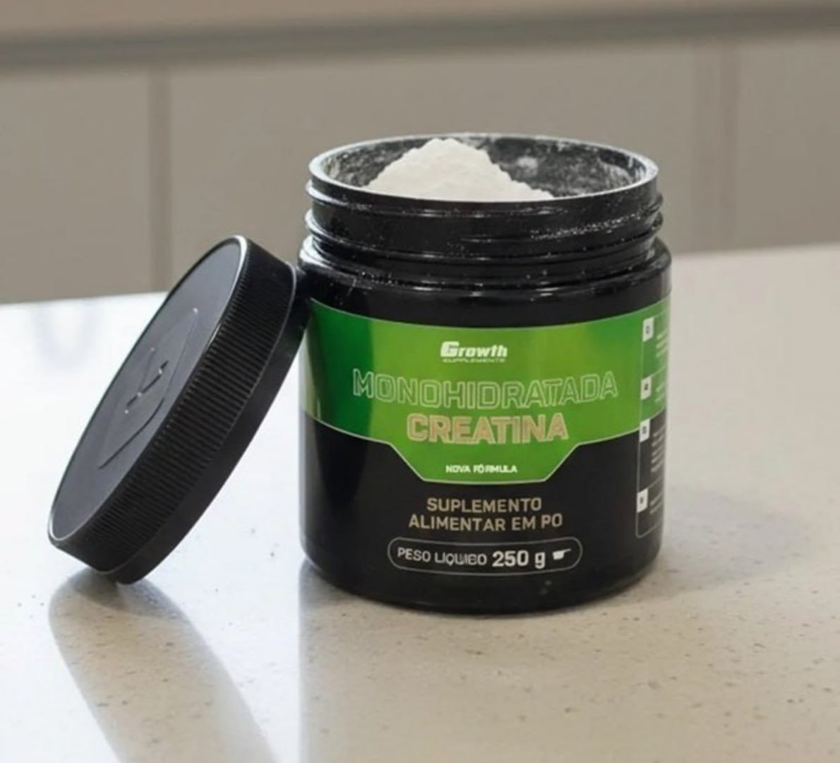 💪 Creatina Monohidratada 250g Growth Supplements - Sem sabor em Pó