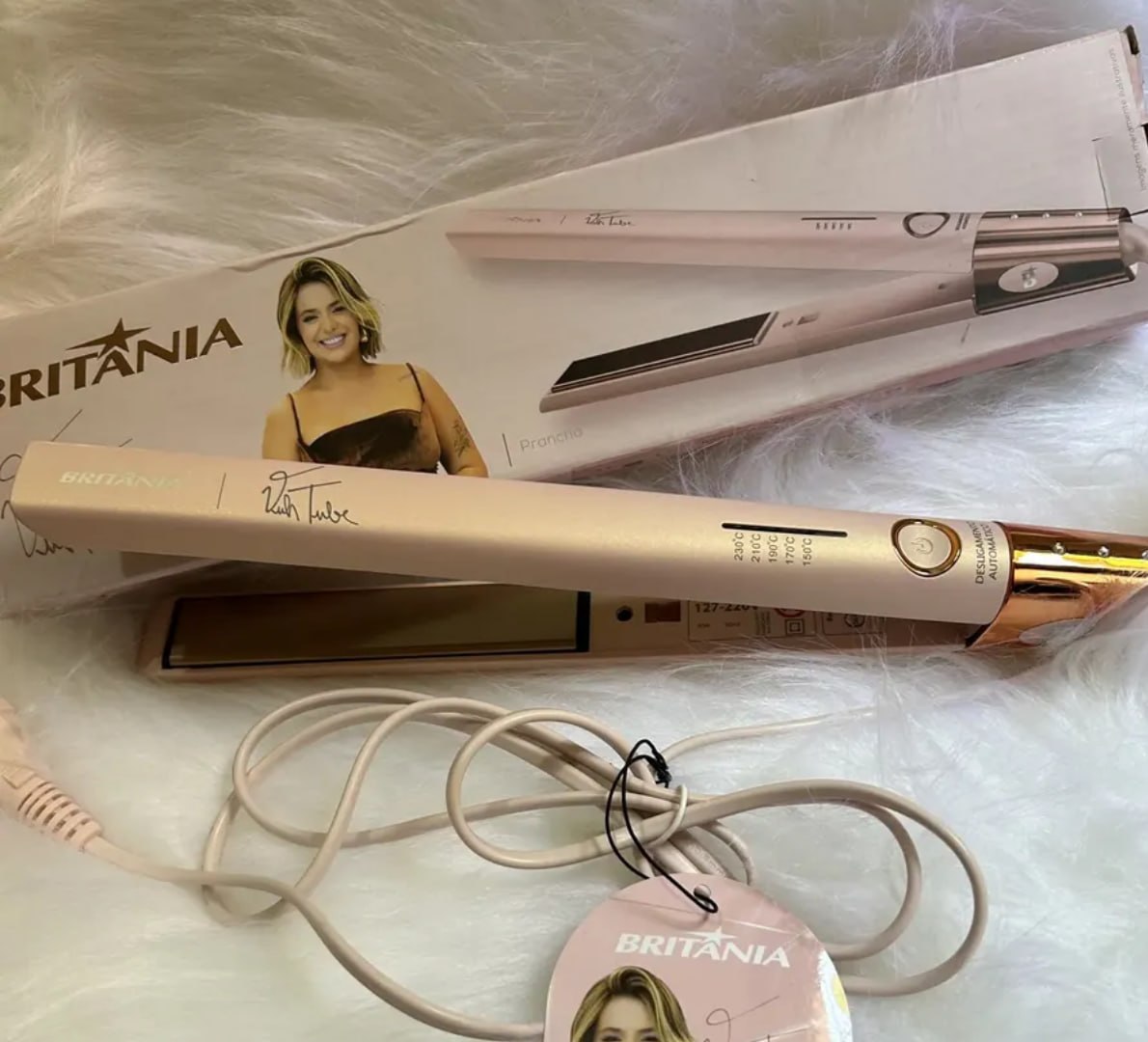 ✅ Prancha De Cabelo Linha Viih Tube 230c - Britânia