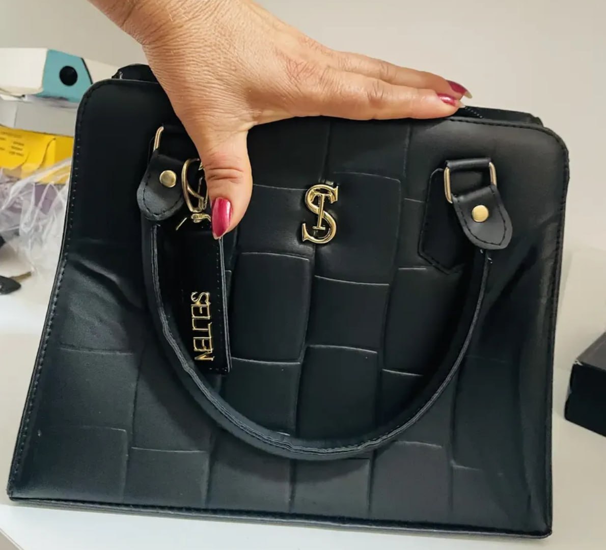 👜 Bolsa Feminina Transversal e Alça De Mão (2 cores)