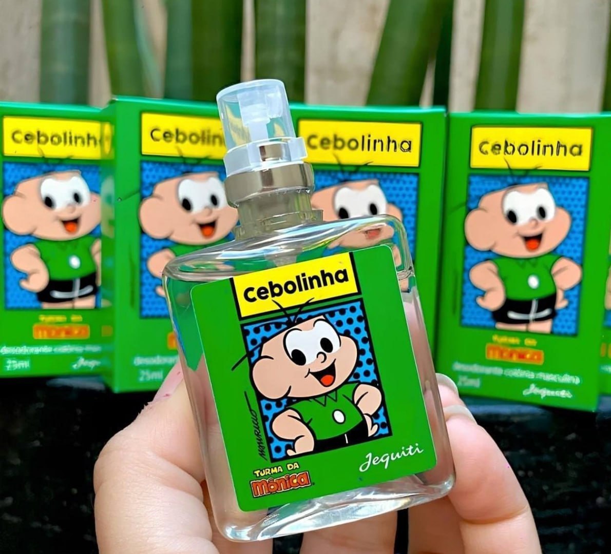 💨 Deo Colônia Cebolinha 25ml - Jequiti