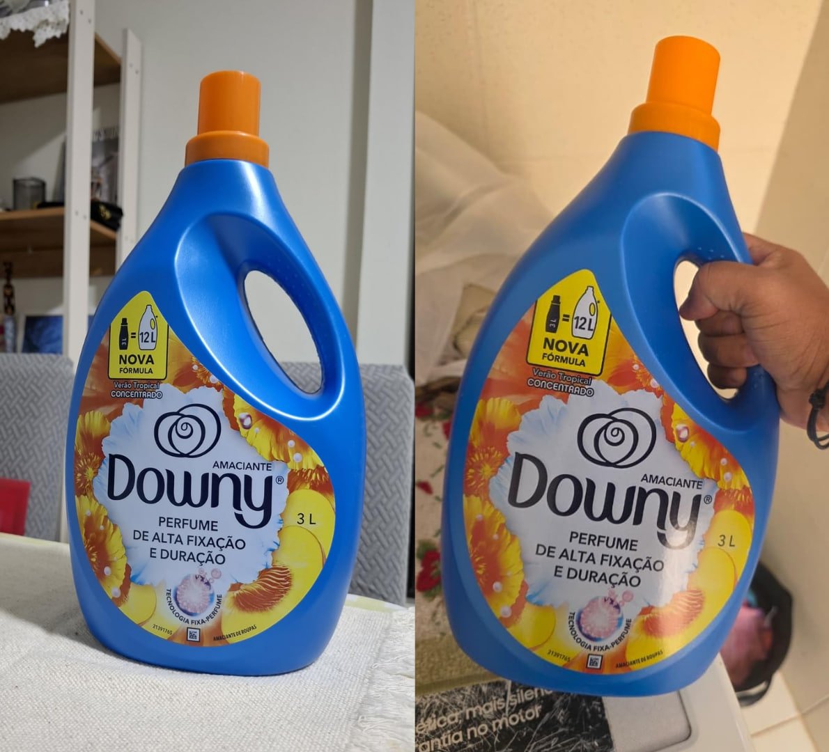 🧴 Downy Verão Tropical Amaciante Líquido Concentrado 3L