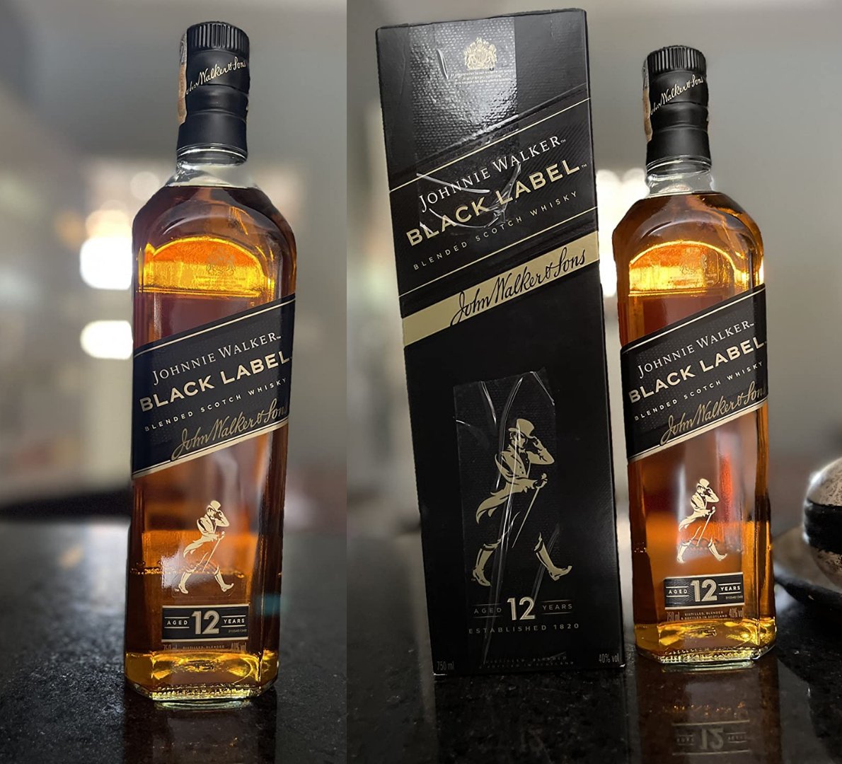🥃 Whisky Johnnie Walker Black Label 12 Anos 750mL