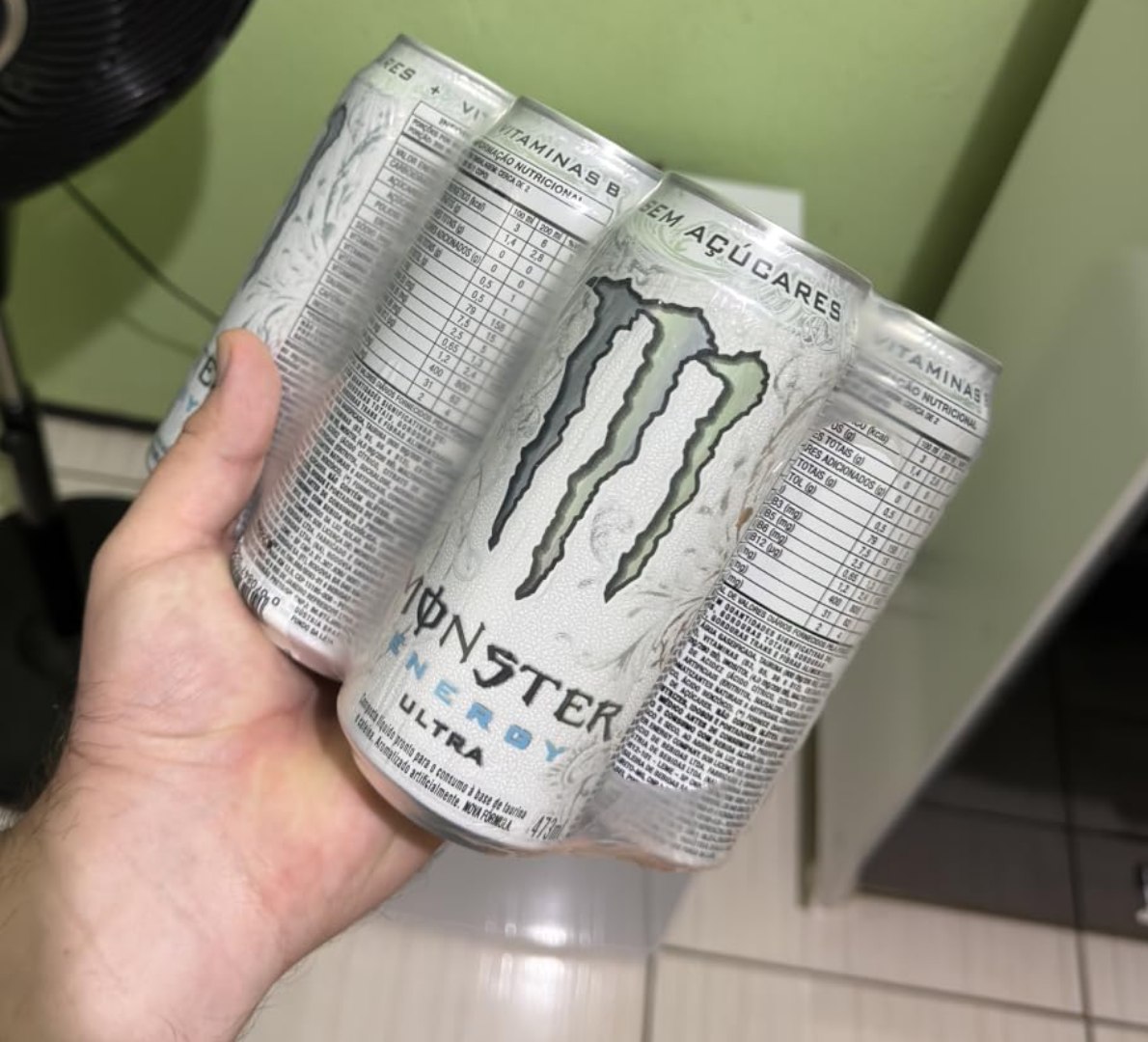 ⚡️ Energético Monster Ultra Lata 473ml - 6 Unidades