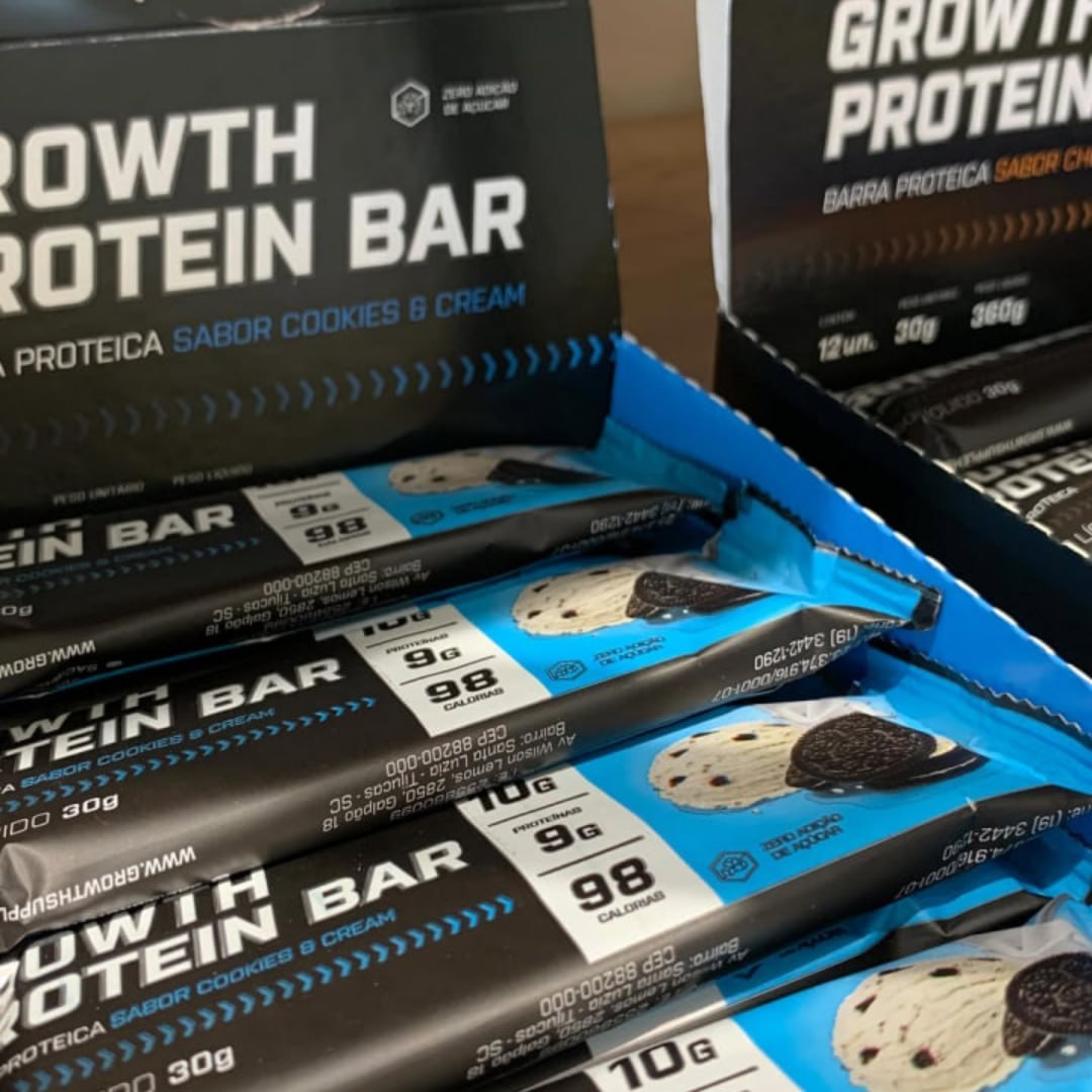 💪 Barra De Proteína Growth Supplements 12 unid (2 sabores)