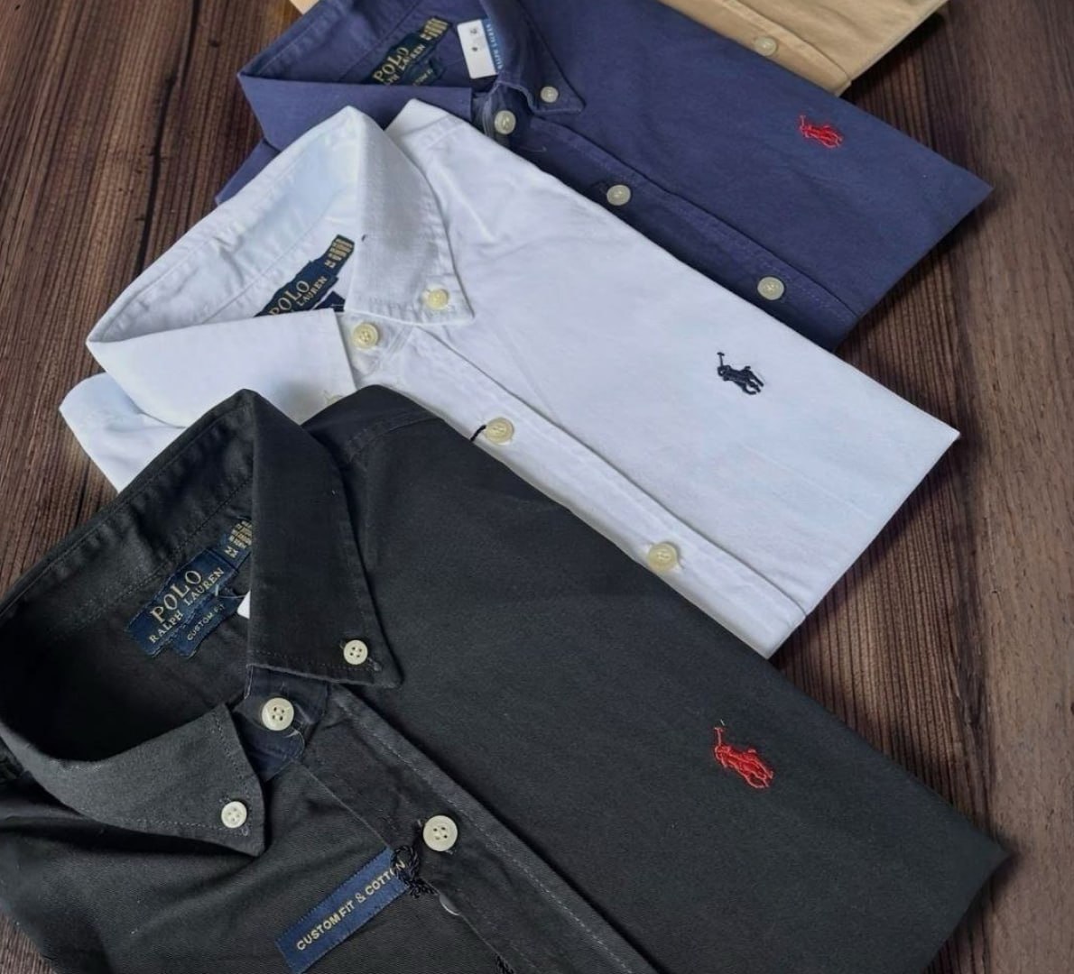 👕 Camisa Social Ralph Lauren Oxford (4 cores)