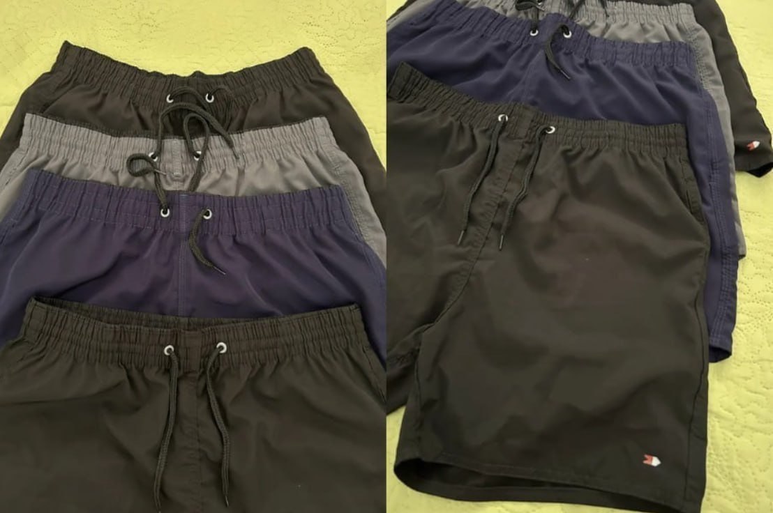 🩳 Kit 4 Bermuda Shorts Tactel Sandrini
