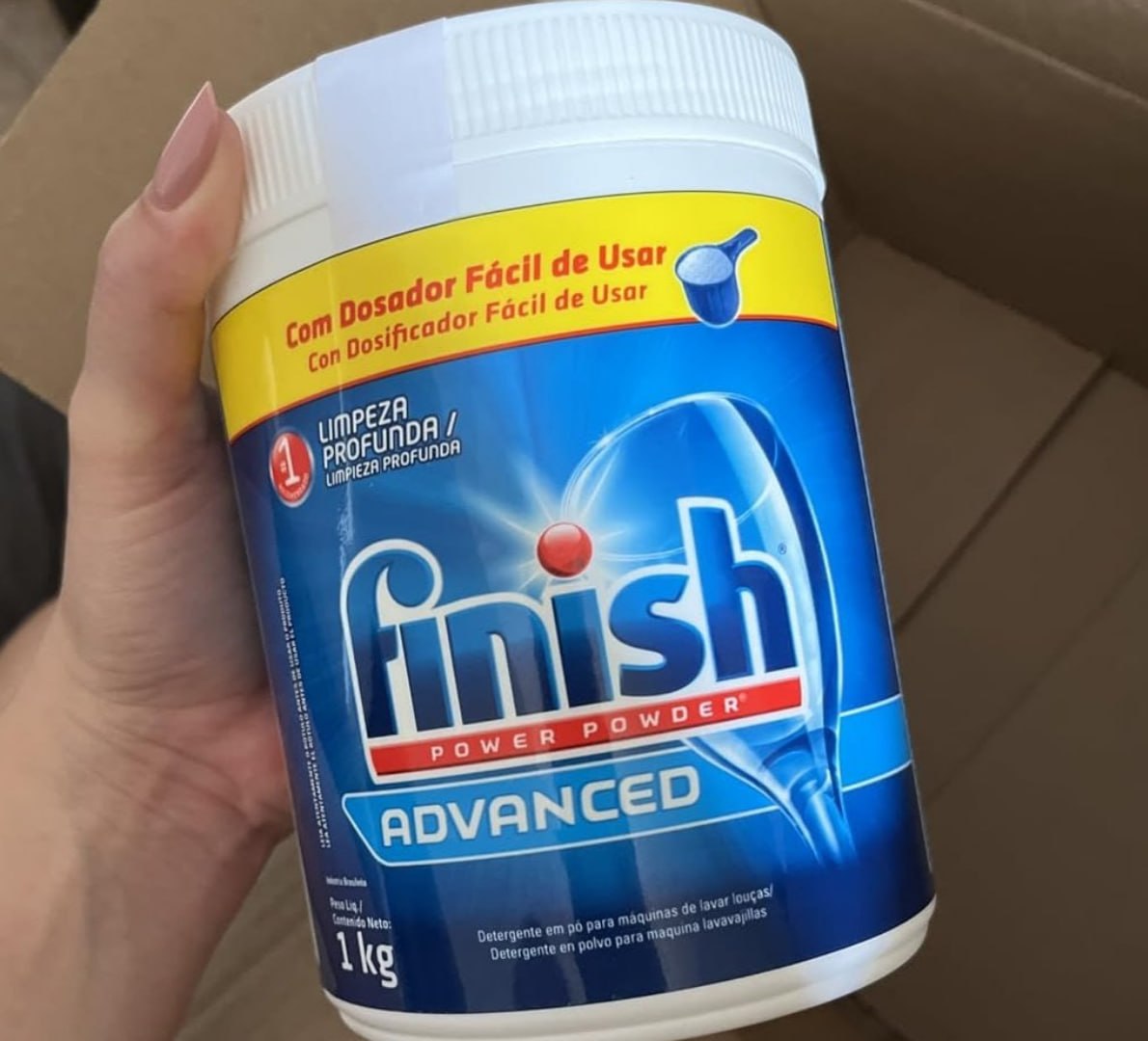 🫧 Finish Advanced Detergente para Lava Louças em Pó, 1kg