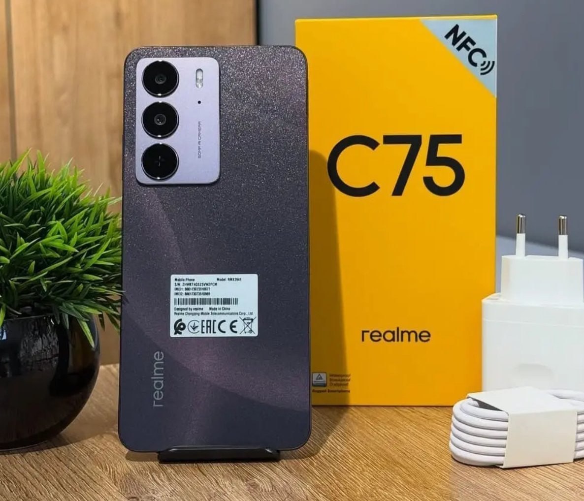 📱 Realme C75 4G, 256GB, 8GB RAM, Bateria 6.000 mAh