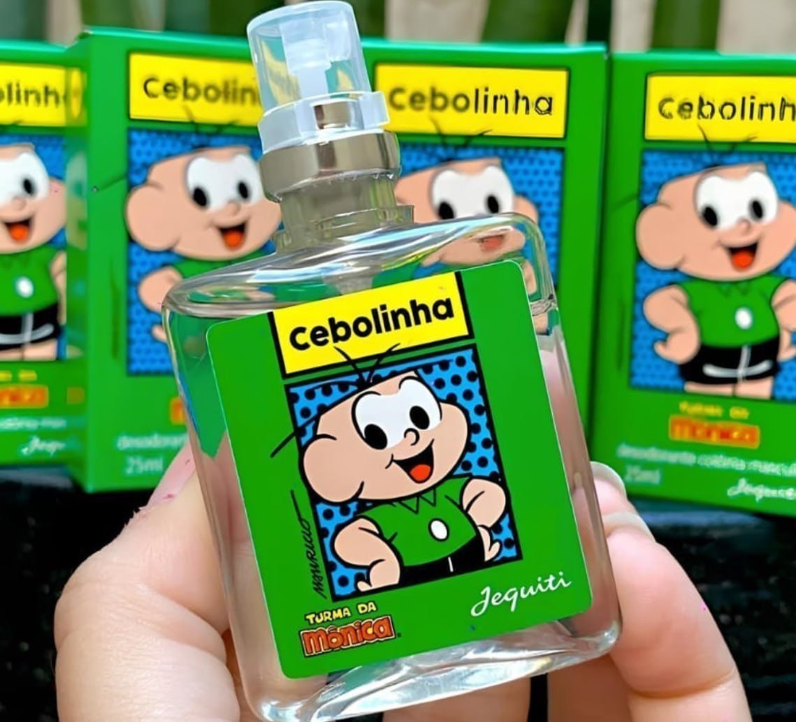 🌬 Kit 3x Perfumes Colônia Cebolinha Turma Da Mônica Jequiti 25ml cada