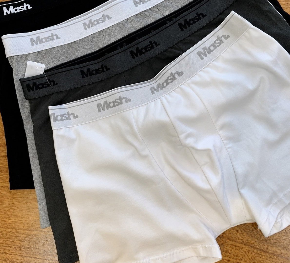 🩲 Kit 4 Cuecas Boxer Box Mash Algodão Cotton