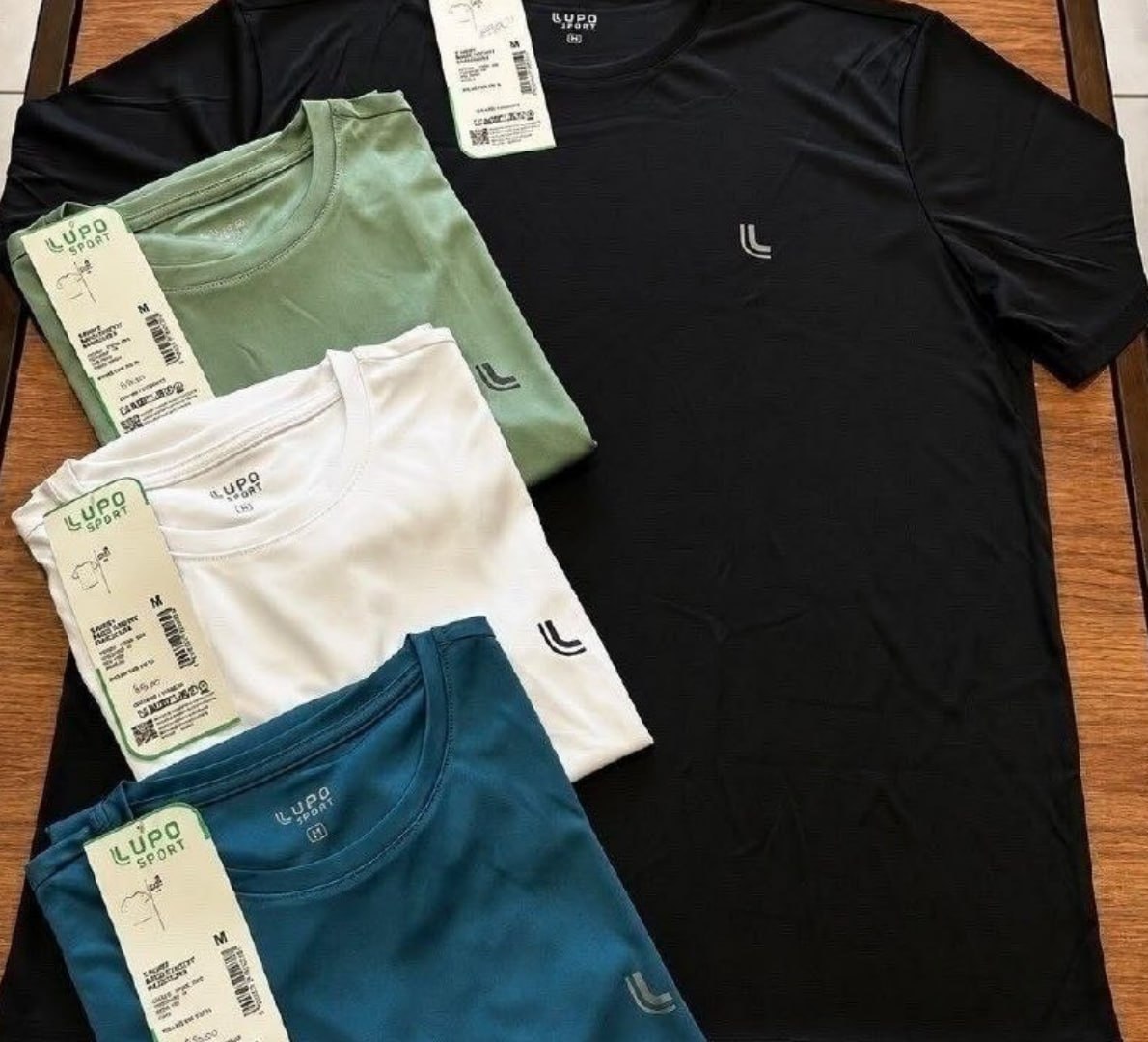 👕 Kit 2 Camiseta Dry Masculina Fit Lupo