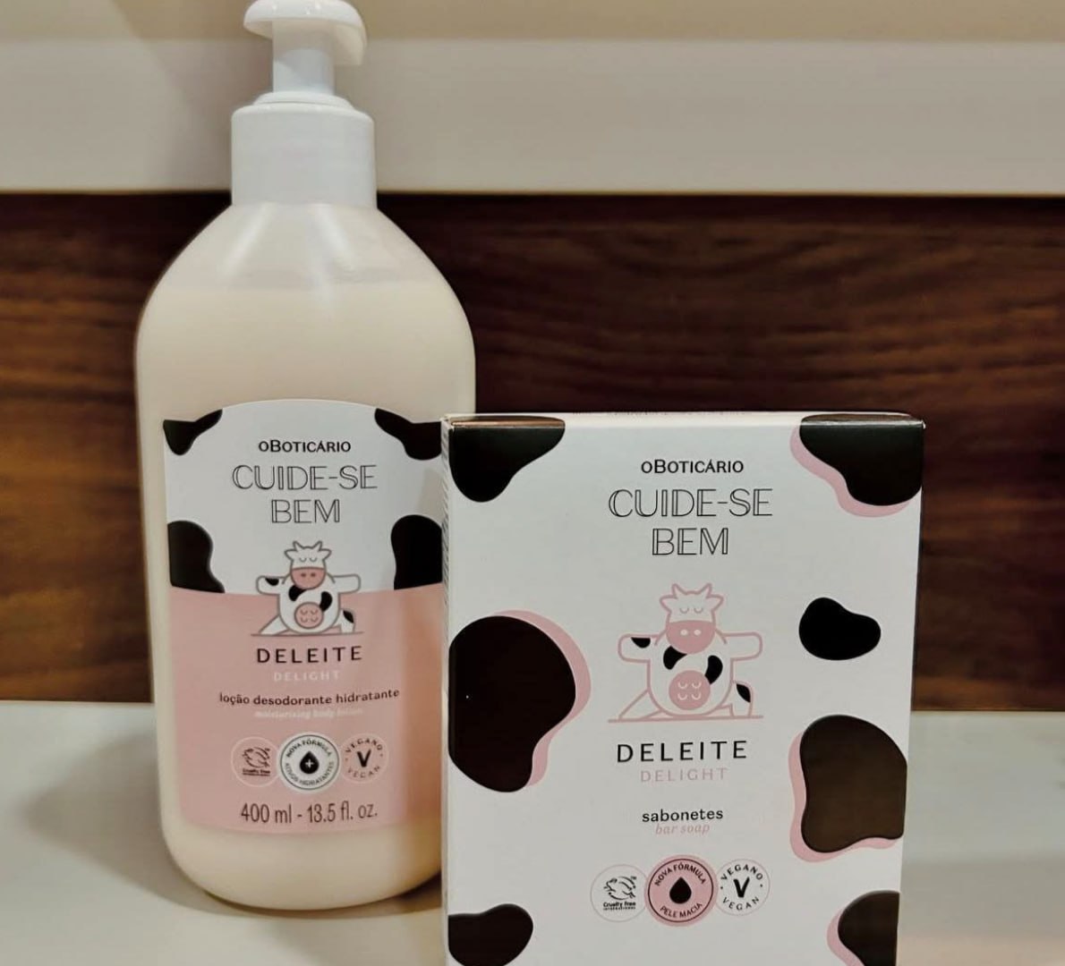 🧴 Combo Cuide-se Bem Deleite: Loção Corporal 400ml + Sabonetes