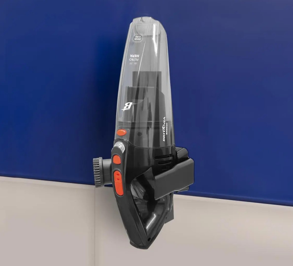 ✅ Aspirador de Pó e Água Portátil Bas01 Bivolt 60W Britânia